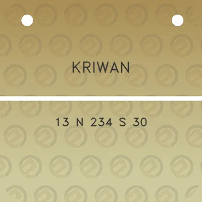 kriwan-13-n-234-s-30