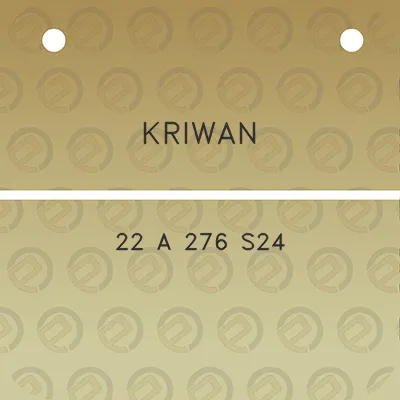 kriwan-22-a-276-s24