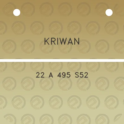 kriwan-22-a-495-s52