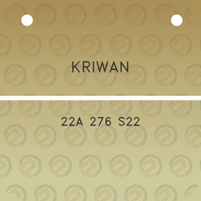 kriwan-22a-276-s22