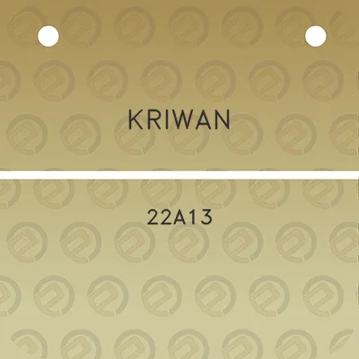 kriwan-22a13