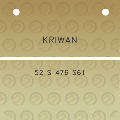 kriwan-52-s-476-s61