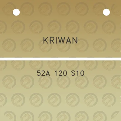 kriwan-52a-120-s10