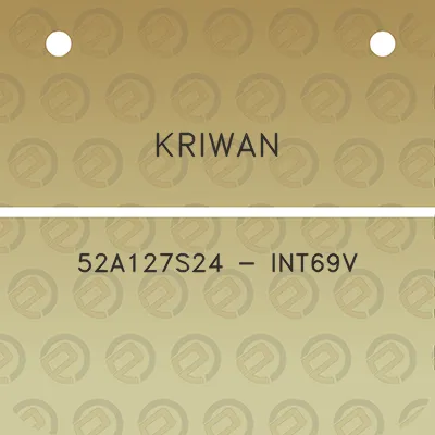 kriwan-52a127s24-int69v