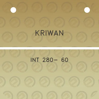 kriwan-int-280-60