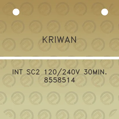 kriwan-int-sc2-120240v-30min-8558514