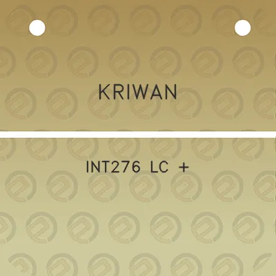 kriwan-int276-lc