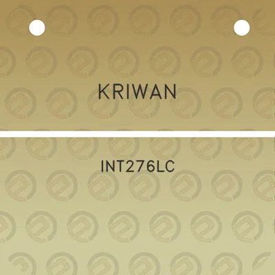 kriwan-int276lc