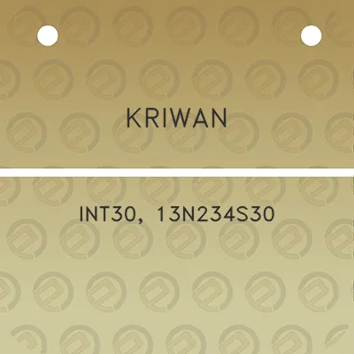 kriwan-int30-13n234s30