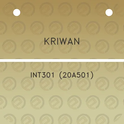 kriwan-int301-20a501