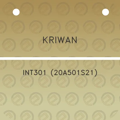 kriwan-int301-20a501s21