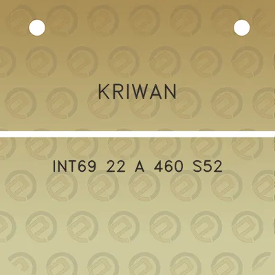 kriwan-int69-22-a-460-s52