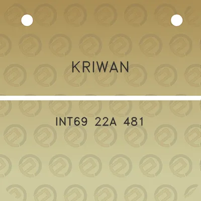 kriwan-int69-22a-481