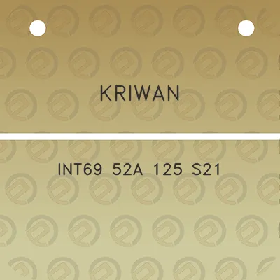 kriwan-int69-52a-125-s21