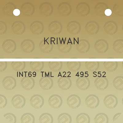 kriwan-int69-tml-a22-495-s52