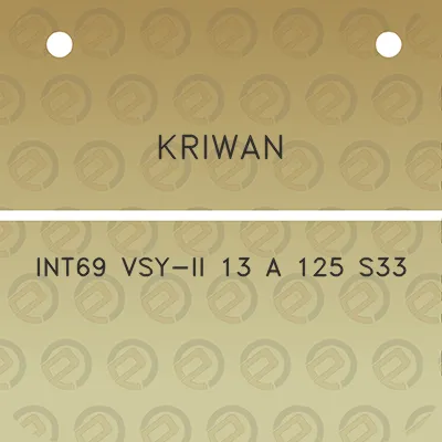 kriwan-int69-vsy-ii-13-a-125-s33