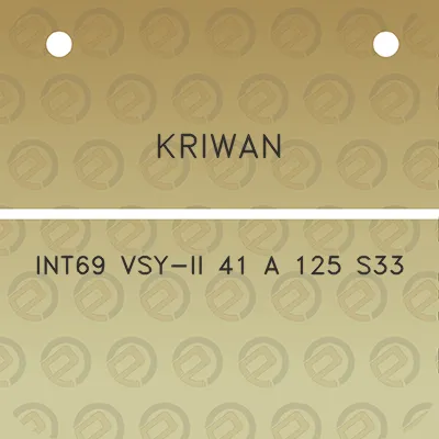 kriwan-int69-vsy-ii-41-a-125-s33