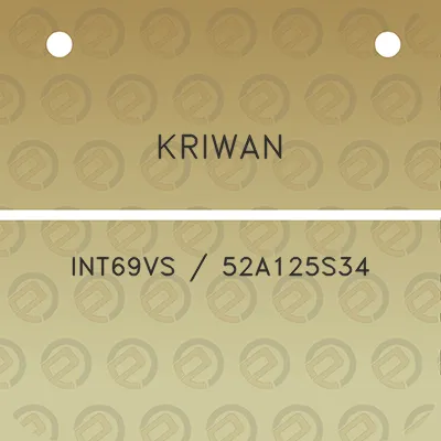 kriwan-int69vs-52a125s34