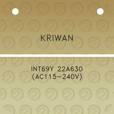 kriwan-int69y-22a630-ac115-240v