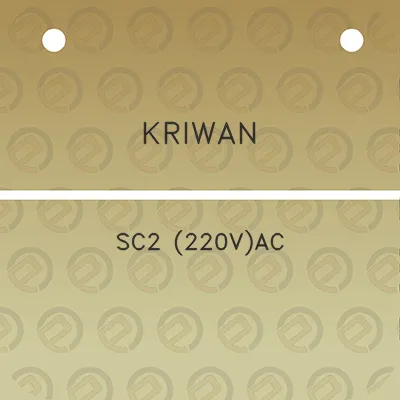 kriwan-sc2-220vac