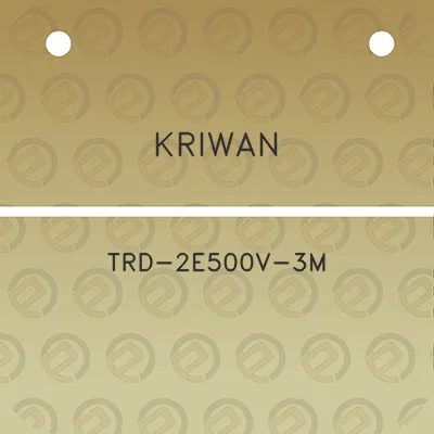 kriwan-trd-2e500v-3m