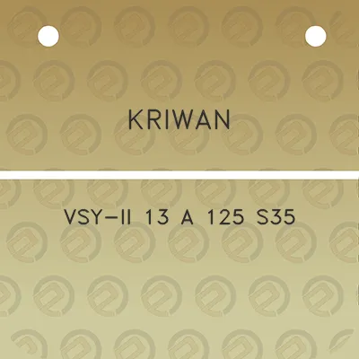 kriwan-vsy-ii-13-a-125-s35