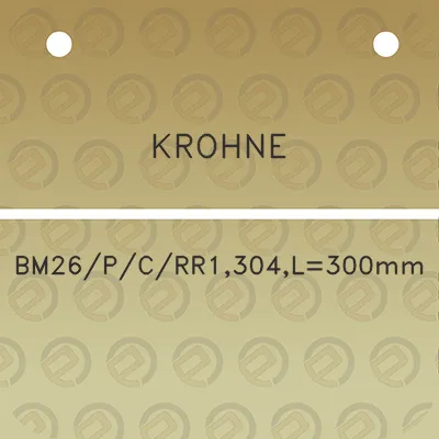 krohne-bm26pcrr1304l300mm