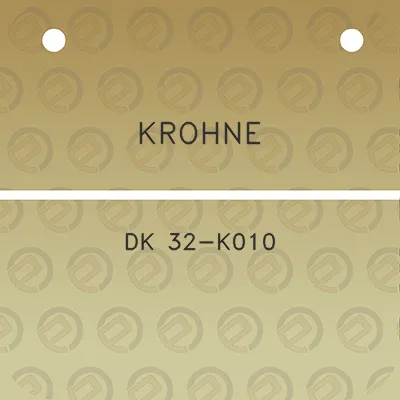 krohne-dk-32-k010