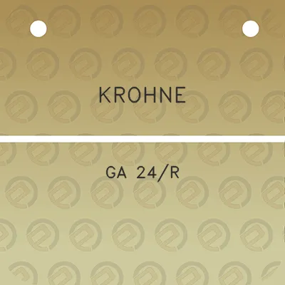 krohne-ga-24r