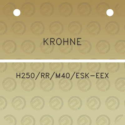 krohne-h250rrm40esk-eex