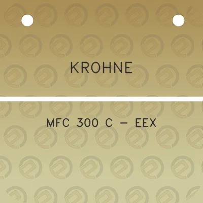 krohne-mfc-300-c-eex