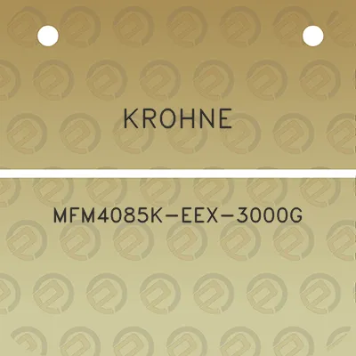 krohne-mfm4085k-eex-3000g