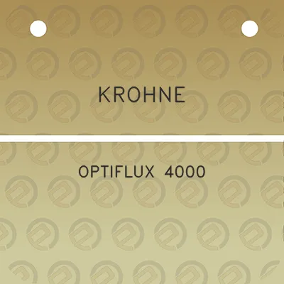 krohne-optiflux-4000