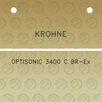 krohne-optisonic-3400-c-br-ex