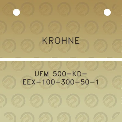 krohne-ufm-500-kd-eex-100-300-50-1