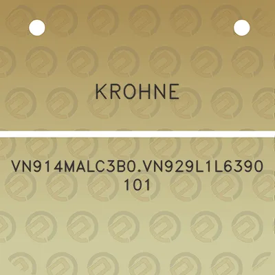 krohne-vn914malc3b0vn929l1l6390101