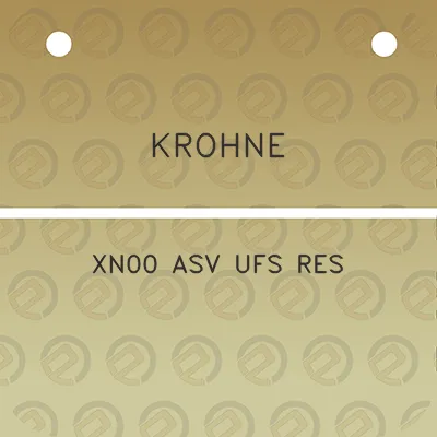 krohne-xn00-asv-ufs-res