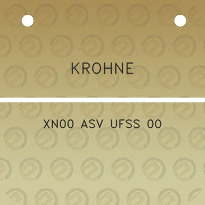 krohne-xn00-asv-ufss-00