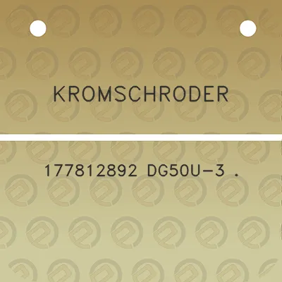 kromschroder-177812892-dg50u-3