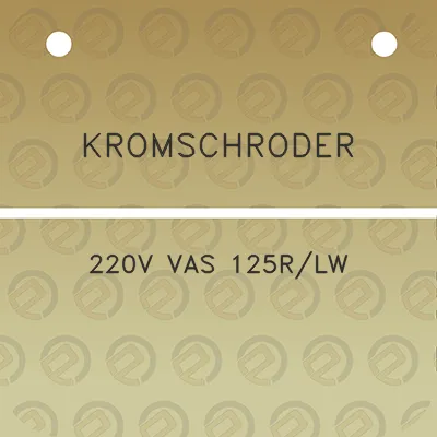 kromschroder-220v-vas-125rlw