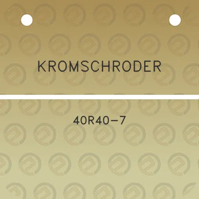 kromschroder-40r40-7