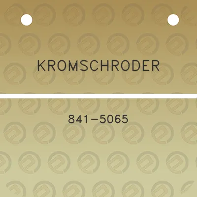 kromschroder-841-5065