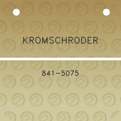 kromschroder-841-5075