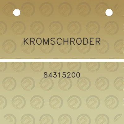 kromschroder-84315200