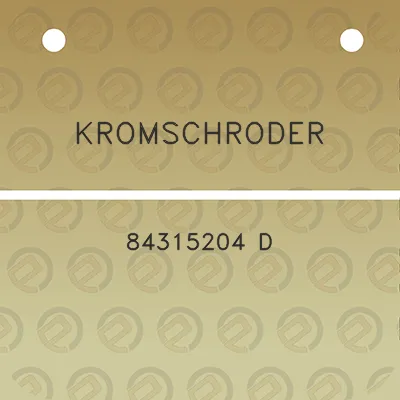 kromschroder-84315204-d