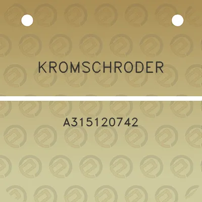 kromschroder-a315120742