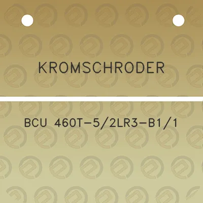 kromschroder-bcu-460t-52lr3-b11