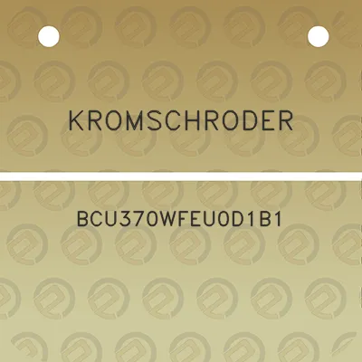 kromschroder-bcu370wfeu0d1b1