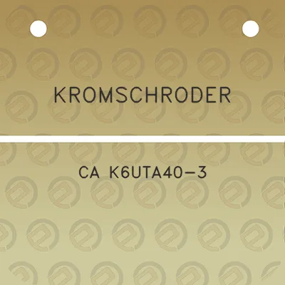 kromschroder-ca-k6uta40-3