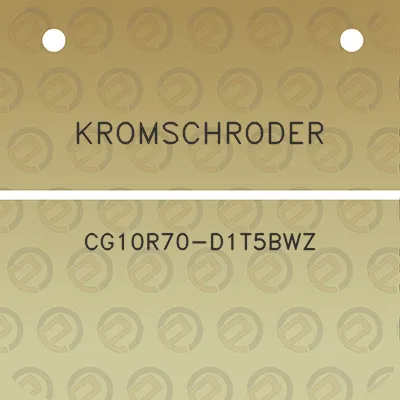 kromschroder-cg10r70-d1t5bwz